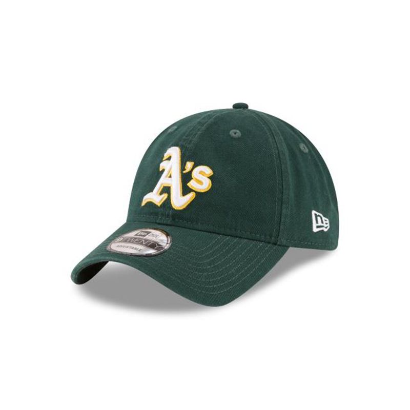 MLB Oakland Athletics Core Classic Road 9Twenty Adjustable (EIO3487) - Green New Era Caps